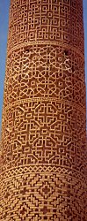 Seljuk minaret of the mosque at Damghan, Iran